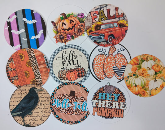 10pc circle cardstock cut-outs