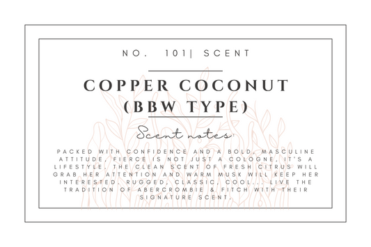 #101 Copper Coconut (bbw type) premium scented beads