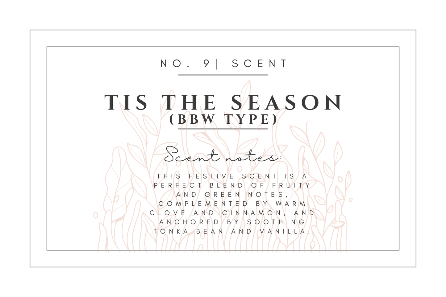 #9- Tis' The Season Premium scented beads