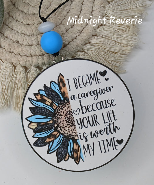3" Round Cardstock Freshie