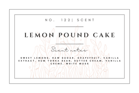 #122 Lemon pound cake premium scented beads