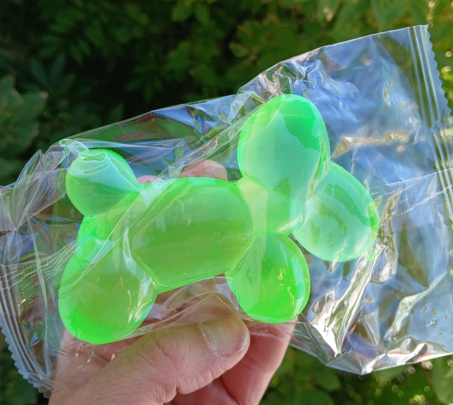 Green Balloon Dog squishy's: READY TO SHIP: Fun booth fillers: Sensory toys: Maltose