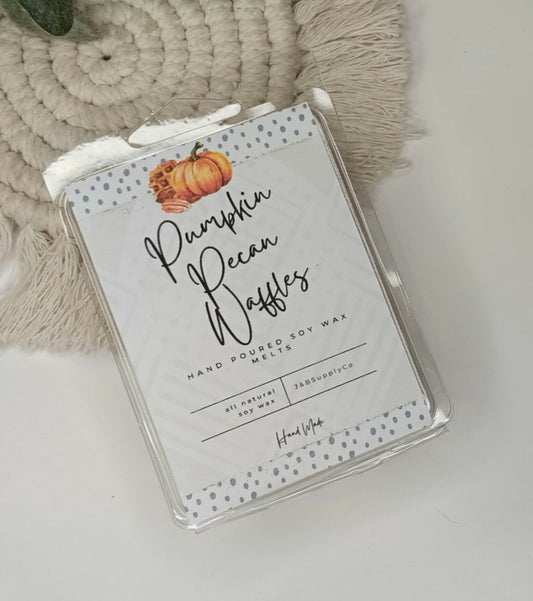 Pumpkin Pecan Waffles Scented 2.5oz Soy Wax Melt Bar **wholesale available, read description**