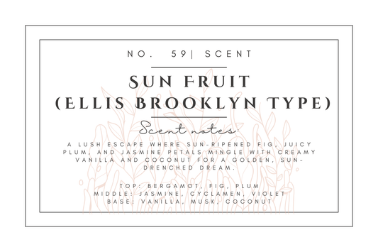 #59- Sun Fruit (Ellis brooklyn type) Pre-scented beads