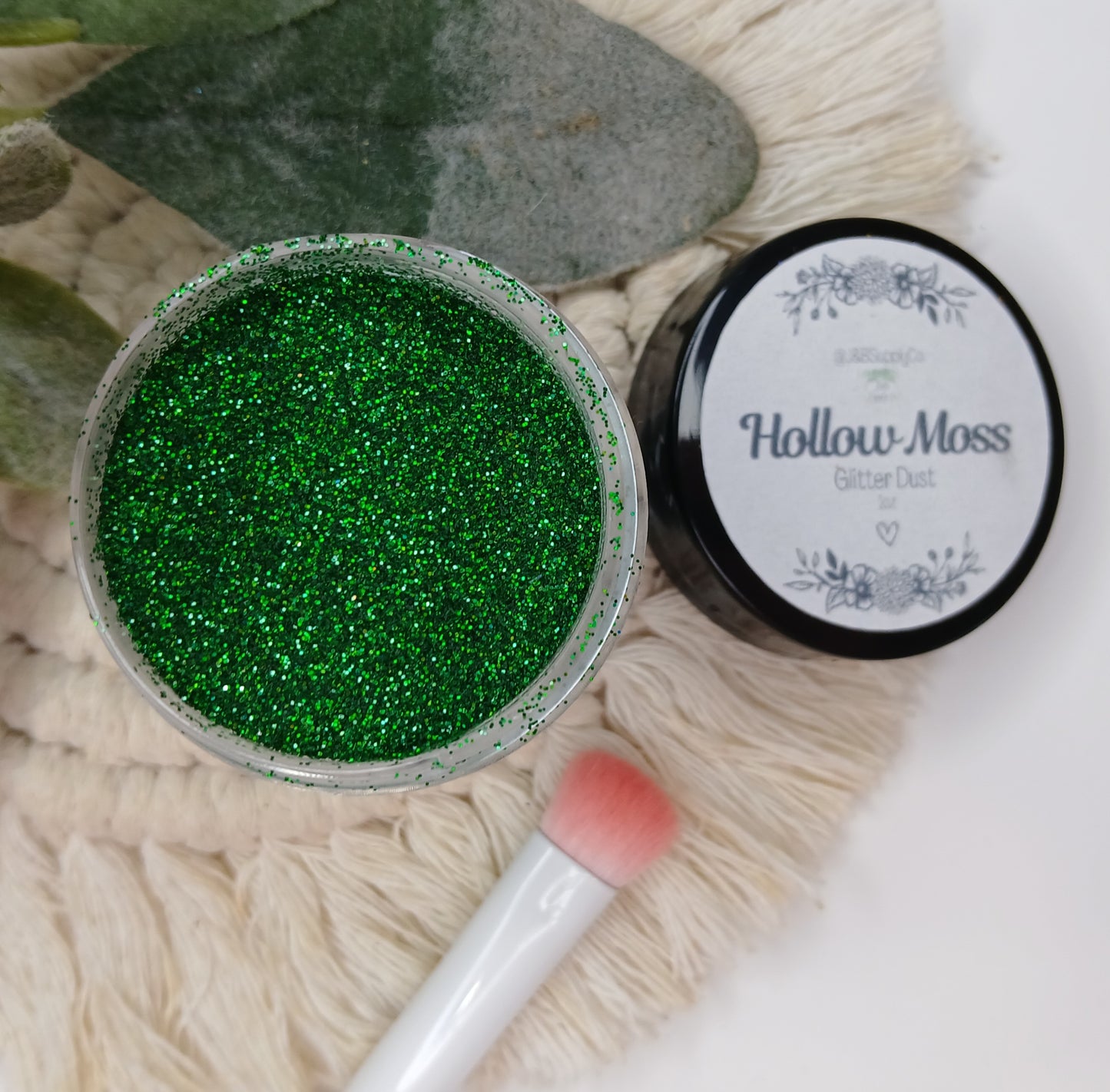 Hollow Moss glitter dust - holographic shimmer - 1/128 (.2mm)