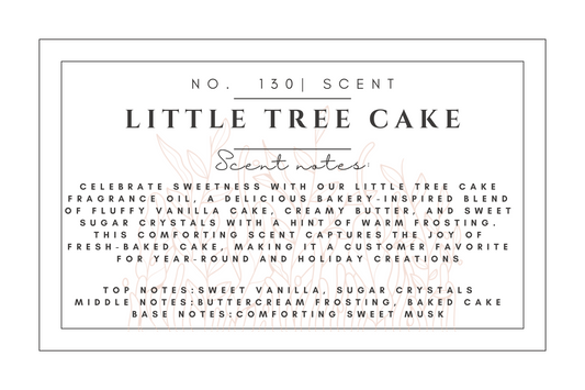 #130 Little tree cake premium scented beads