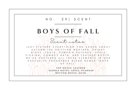 #29- Boys Of Fall premium scented beads