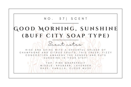 #57- Good Morning Sunshine (buff city soap type) Pre-scented beads