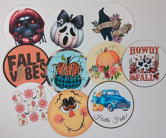 10pc circle cardstock cut-outs