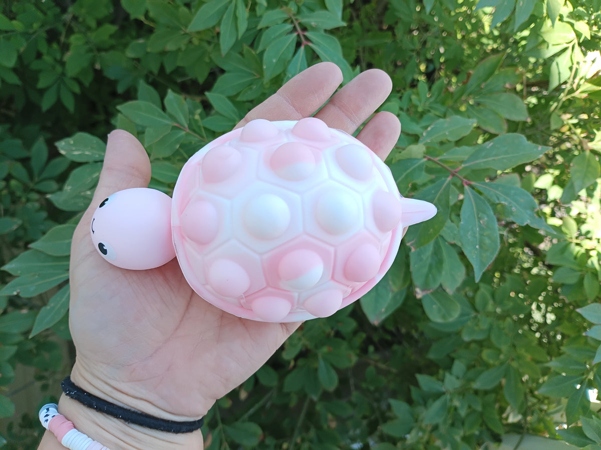 Turtle Pop-it squish: READY TO SHIP: Fun booth fillers: Fun Sensory toys: Colors will be sent at random
