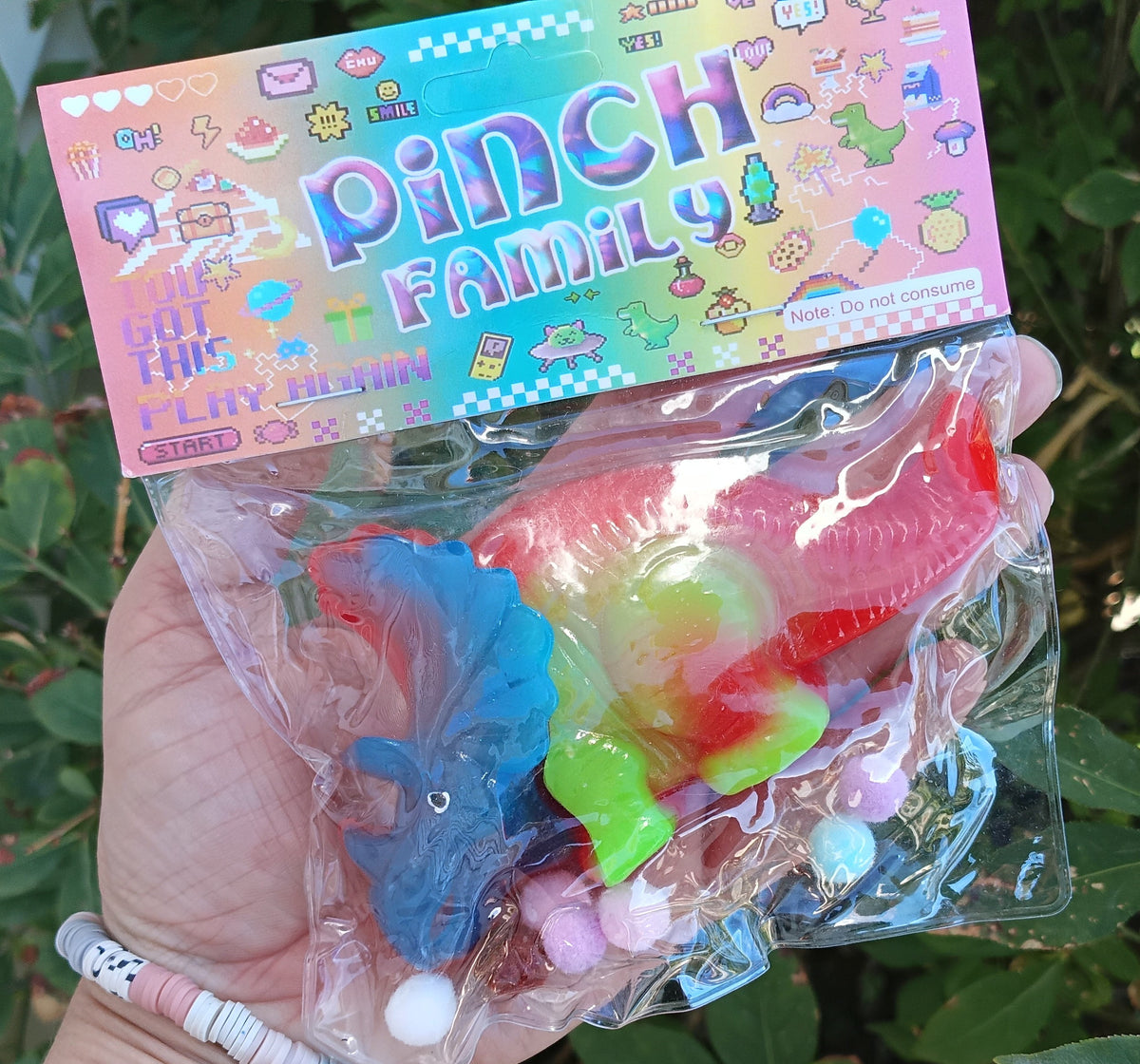 Dinosaur Squish: Taba Squish: Fun booth fillers: Colors are sent at random