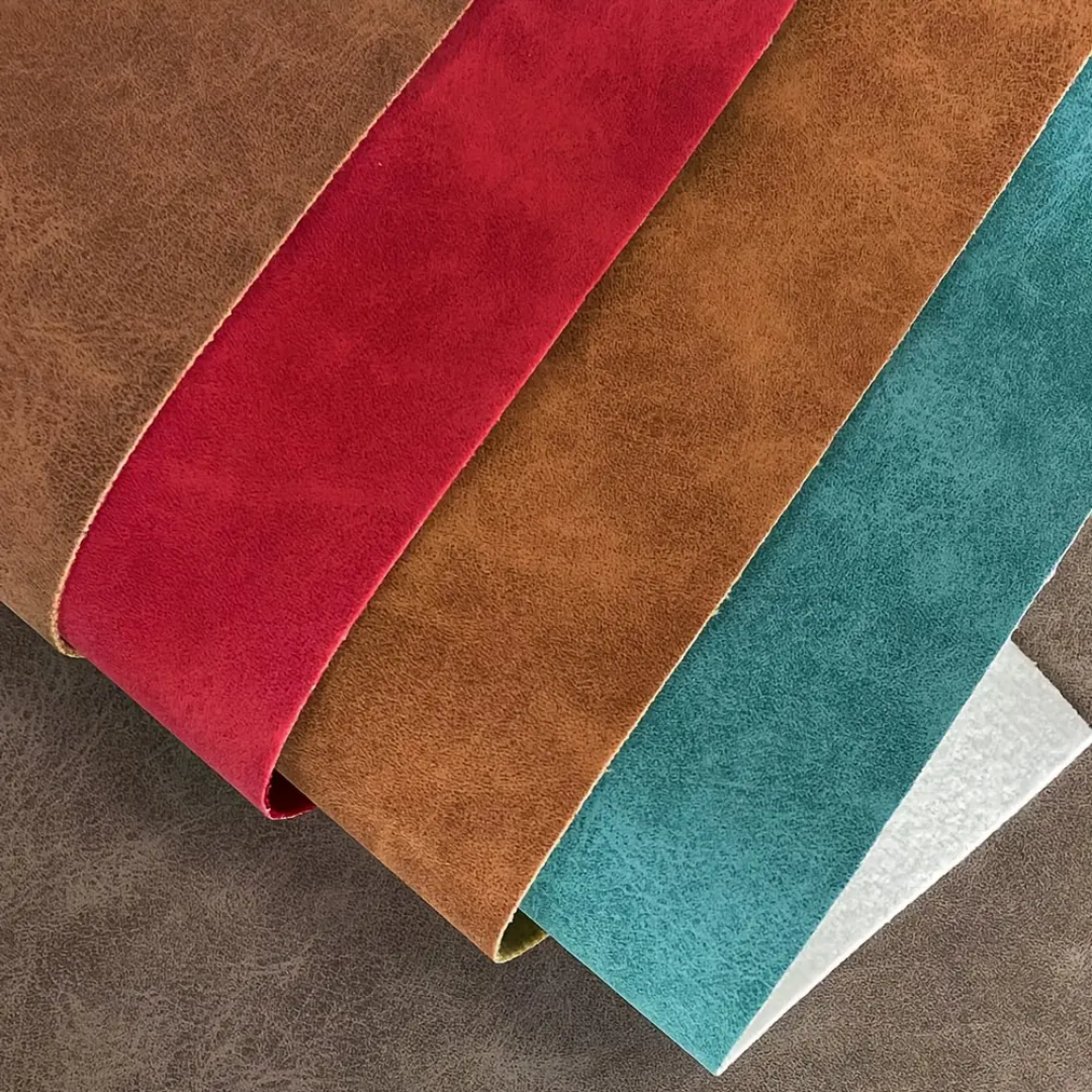 15pc faux leather- faux suede sheets.