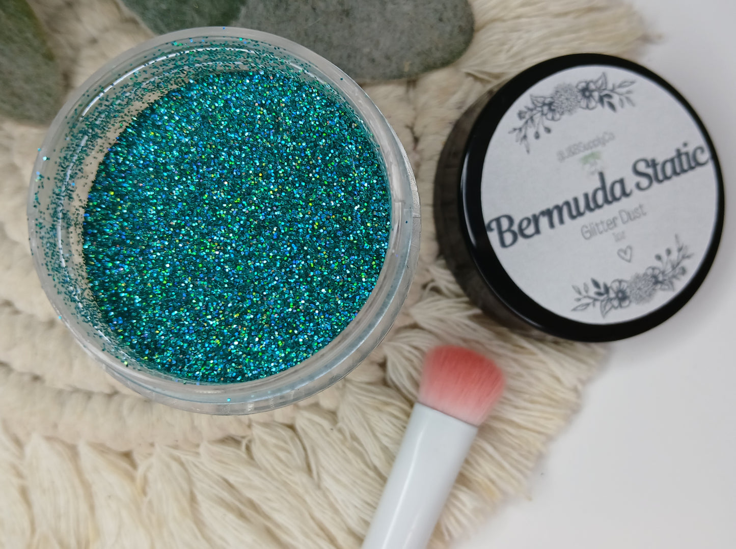 Bermuda Static glitter dust - holographic shimmer - 1/128 (.2mm)