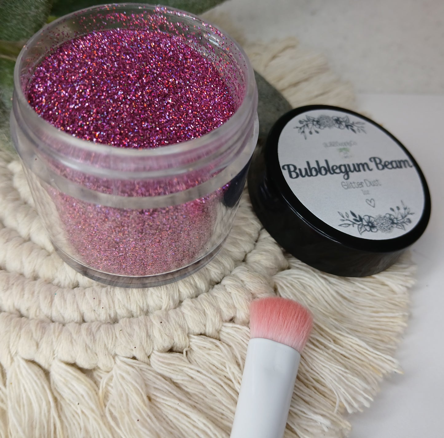 Bubblegum Bead glitter dust - holographic shimmer - 1/128 (.2mm)