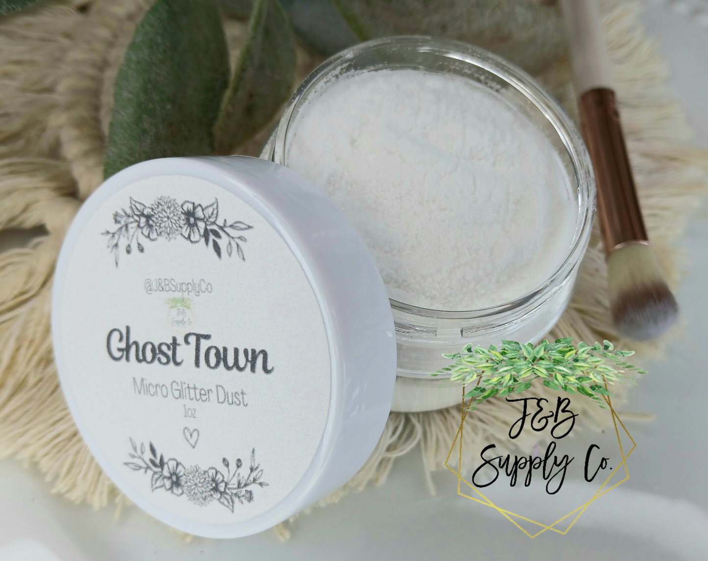 Ghost Town micro glitter dust - clear sparkly shimmer - 1/500