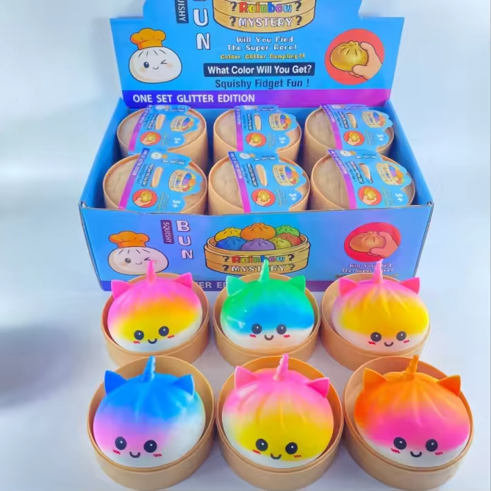 NEW UniCat Dumpling Pre-order: ARRIVES around JULY 22ND: Fun booth fillers: Fun Sensory dumpling toys: Colors will be sent at random