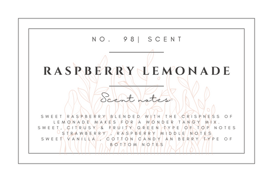 #98 Raspberry Lemonade premium scented beads