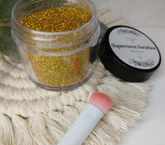 Supernova Sunshine glitter dust - holographic shimmer - 1/128 (.2mm)
