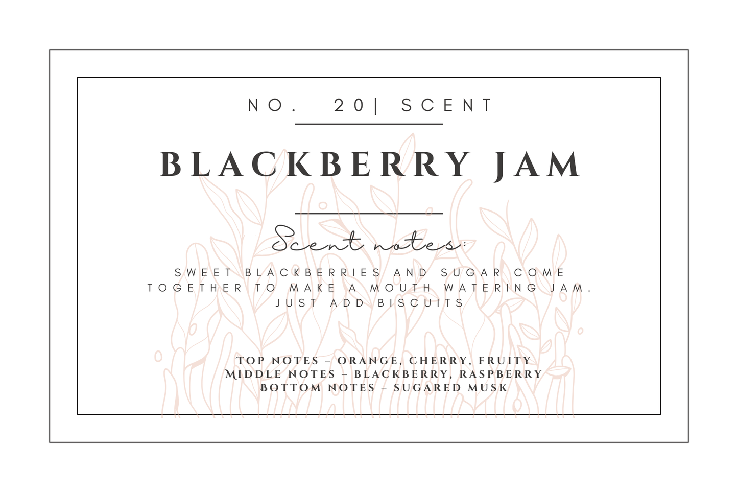 #20- Blackberry Jam Premium scented beads