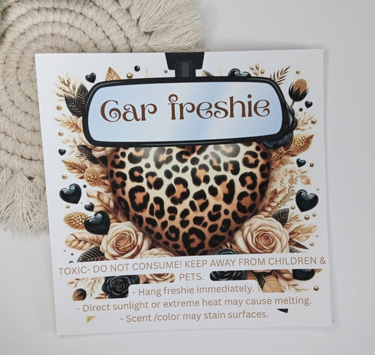 Custom cardstock bag inserts & scent stickers