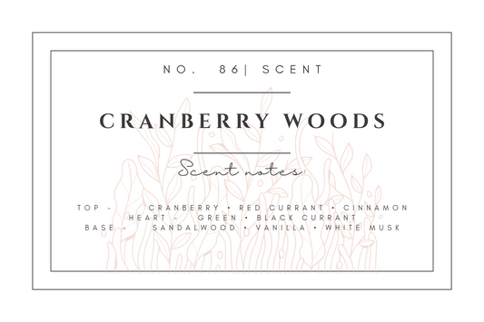 #86- Cranberry Woods Pre-scented beads