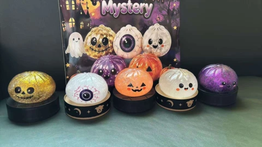 NEW Halloween Dumpling: READY TO SHIP: Fun booth fillers: Fun Sensory dumpling toys: Colors will be sent at random