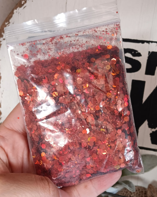 1.5oz Fall Leaves Chunky Glitter **read description**