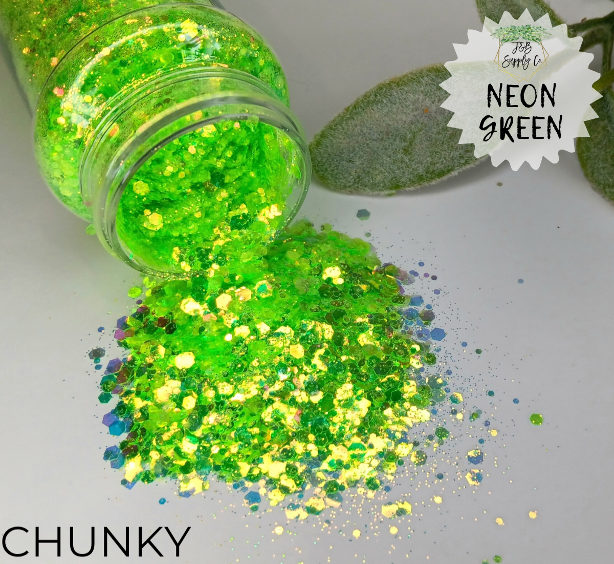 1.5oz Neon Chunky Glitter