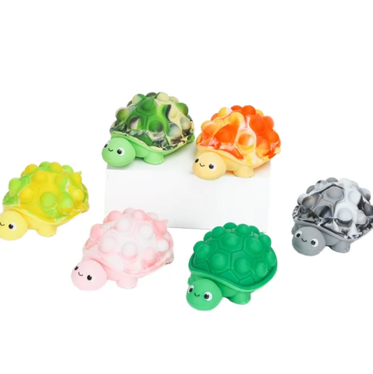 Turtle Pop-it squish Pre-order: ARRIVES around JULY 22ND: Fun booth fillers: Fun Sensory toys: Colors will be sent at random