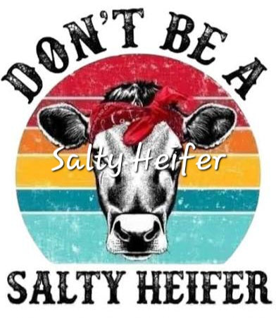 #53- Salty Heifer Pre-scented beads