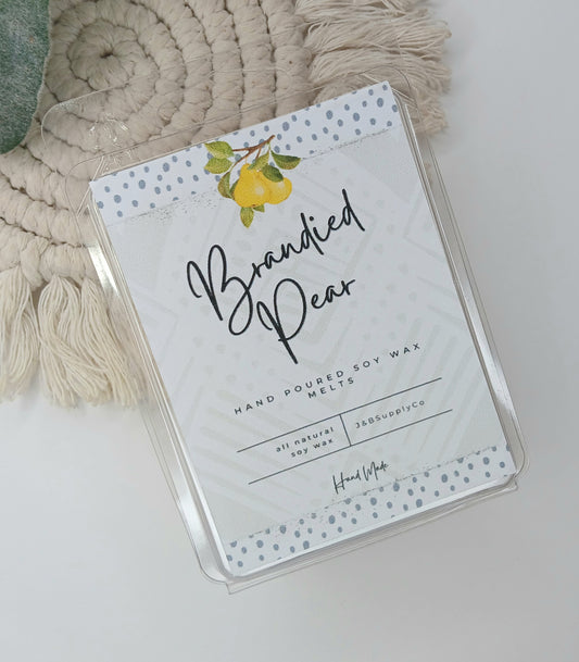 Brandied Pear Scented 2.5oz Soy Wax Melt Bar