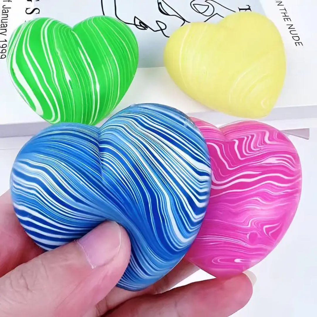Swirl Heart Squishy Pre-order: ARRIVES around JUNE 19TH: Fun booth fillers: Fun Sensory toys: Colors will be sent at random