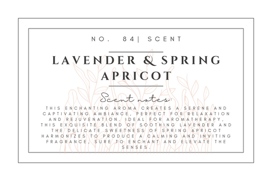 #84- Lavender & Spring Apricot Pre-scented beads
