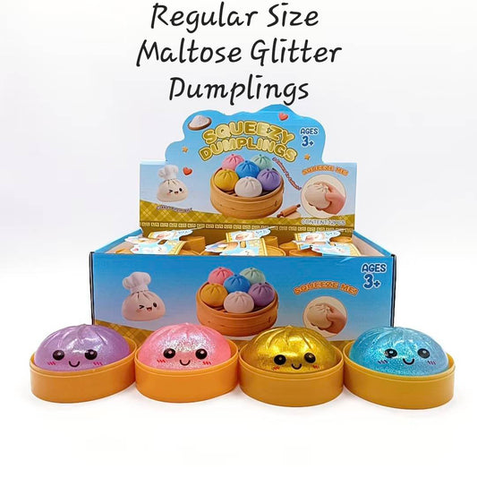 Maltose Glitter Dumpling squishy's : RTS Fun booth fillers