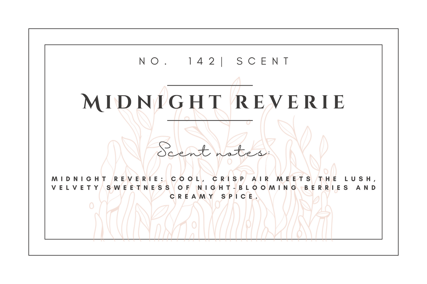 #142 J&B EXCLUSIVE Midnight Reverie premium scented beads