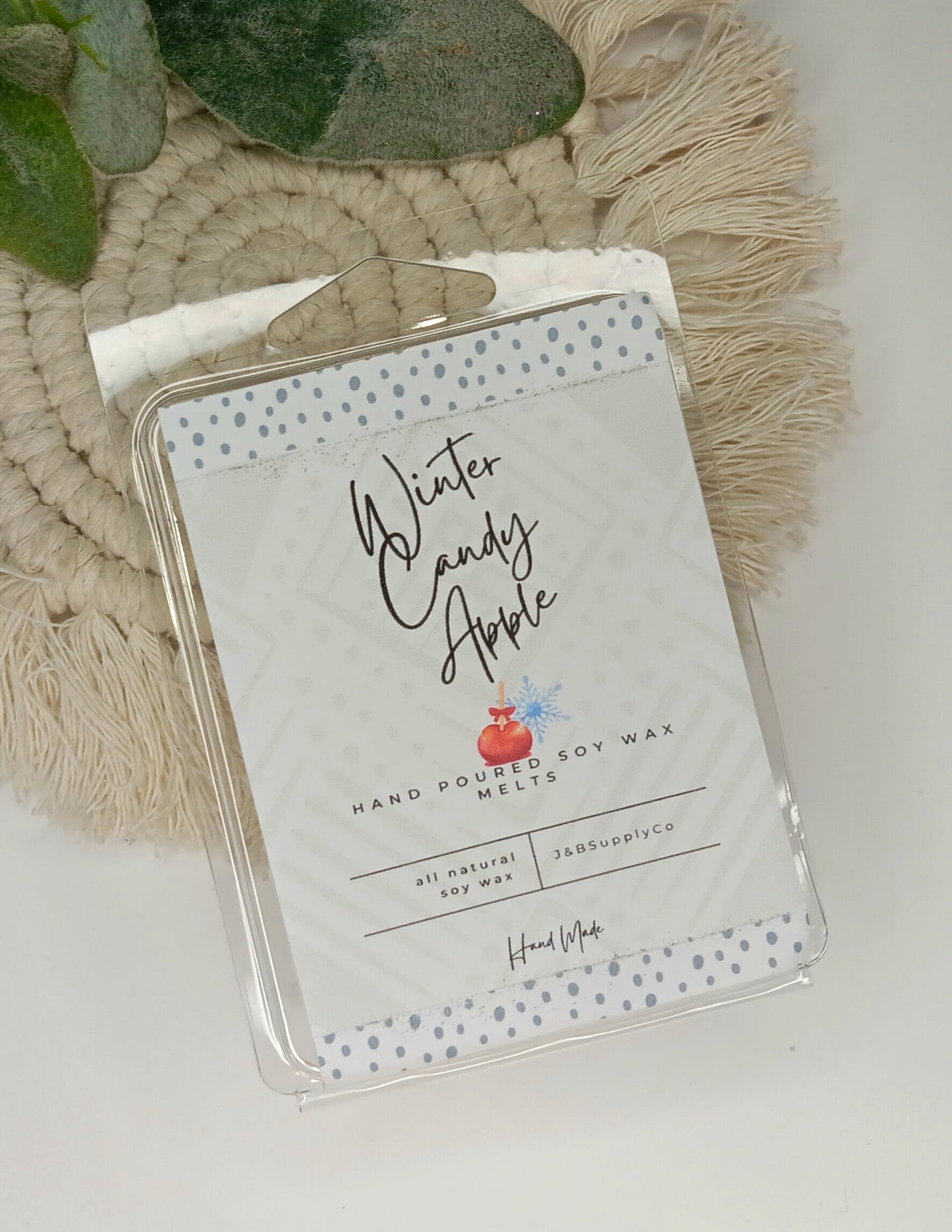 Winter Candy Apple Scented 2.5oz Soy Wax Melt Bar **wholesale available, read description**