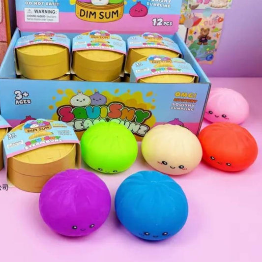 Neon Original Dumpling Pre-order: ARRIVES around JUNE 19TH: Fun booth fillers: Fun Sensory dumpling toys: Colors will be sent at random
