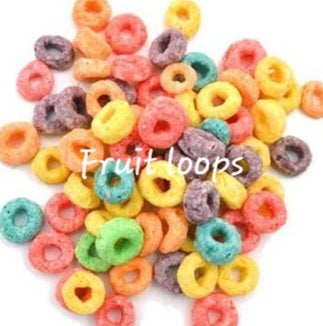 #100 Fruit Loops premium scented beads