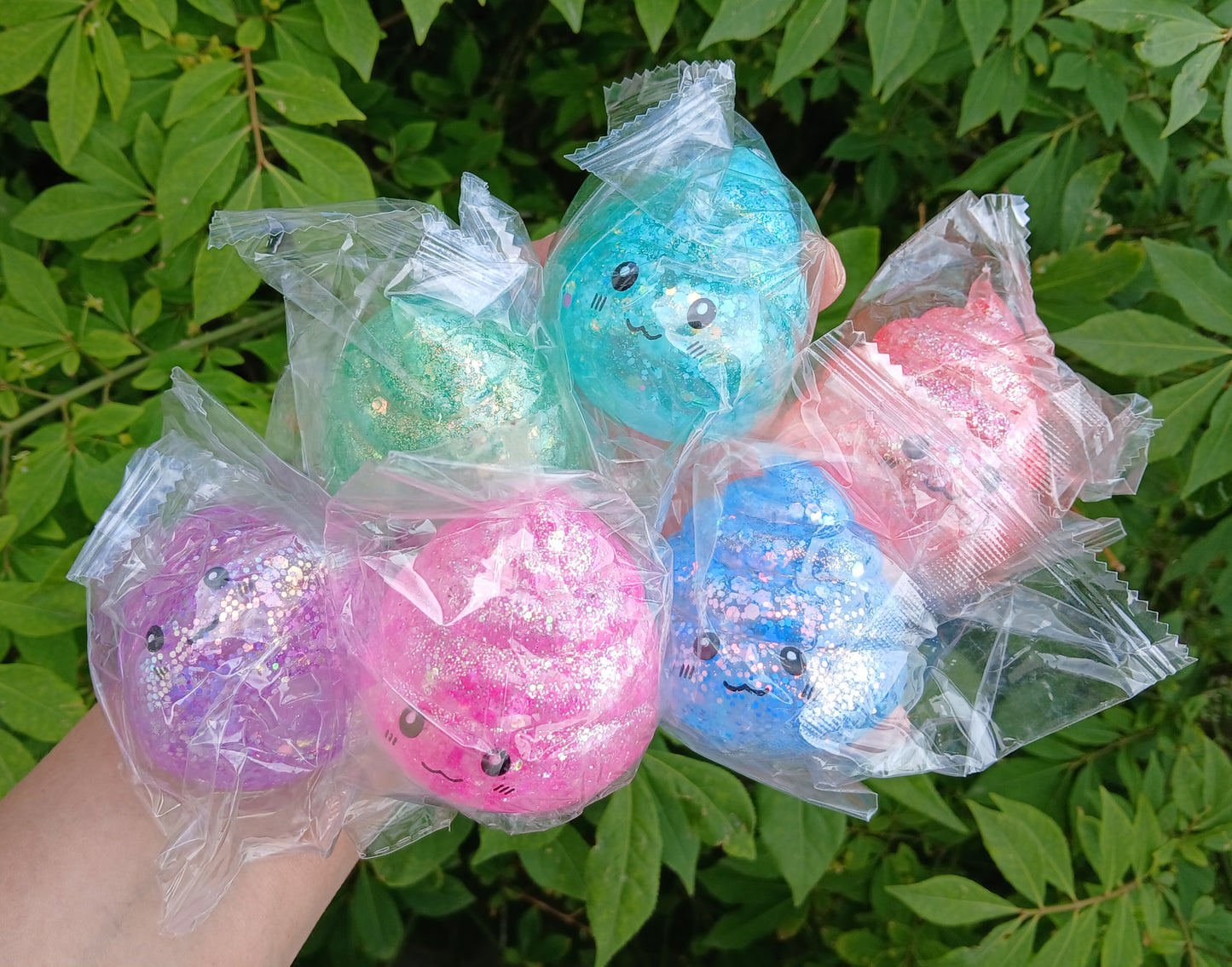 Glitter 💩 squishy's: READY TO SHIP: Fun booth fillers: Sensory toys: Maltose Glitter