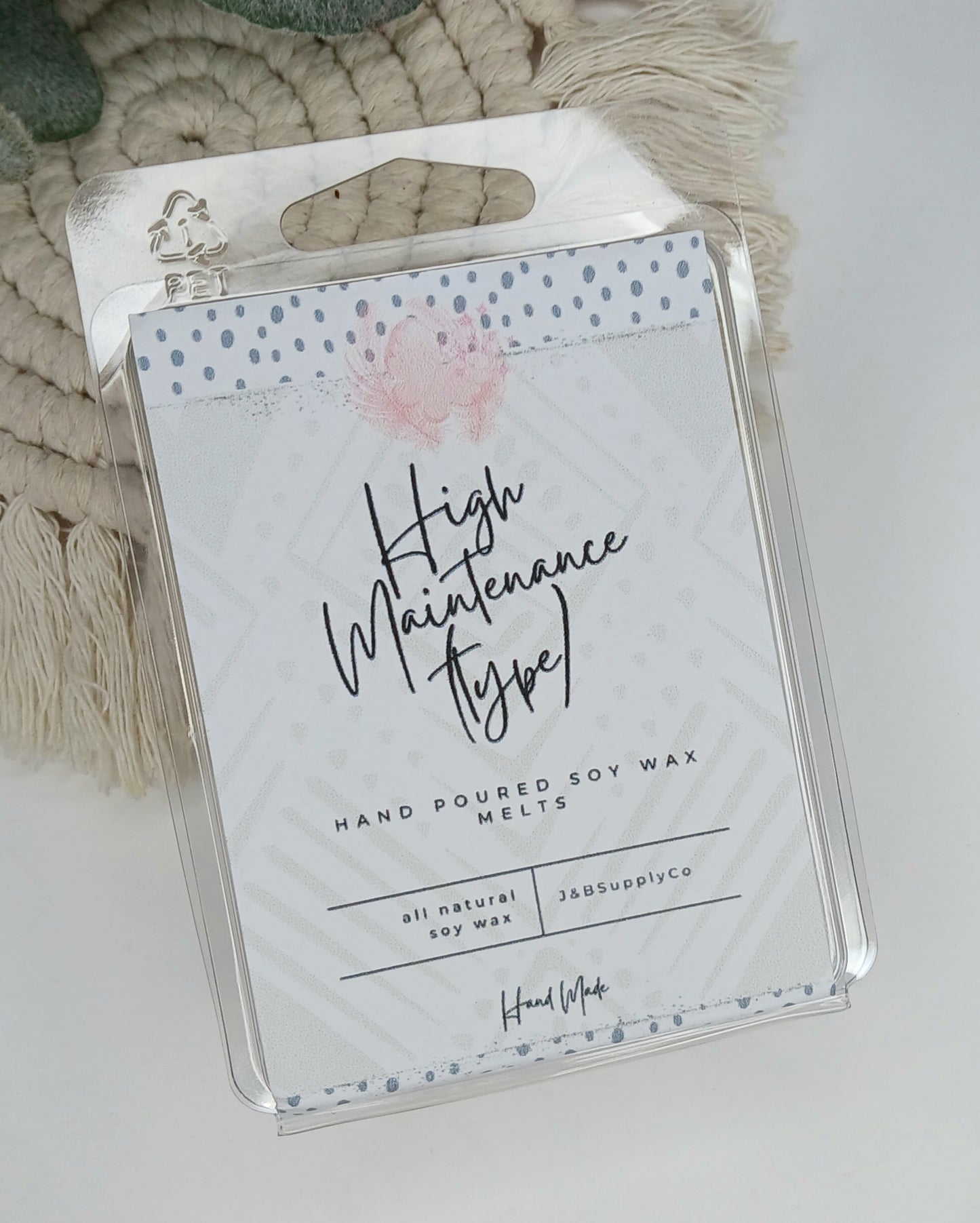 High Maintenance (type) Scented 2.5oz Soy Wax Melt Bar