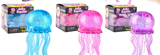 Jellyfish Squishy Pre-order: ARRIVES around JUNE 19TH: Fun booth fillers: Fun Sensory toys: Colors will be sent at random