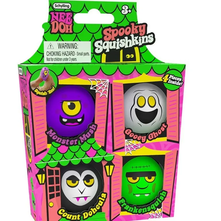Halloween Spooky Box 4pc mini Squishy: Fun booth fillers: Sensory toys: 🚫 NOT AUTHENTIC