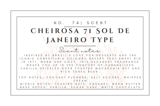 #74- Cheirosa 71 (Sol De Janeiro Type) Pre-scented beads