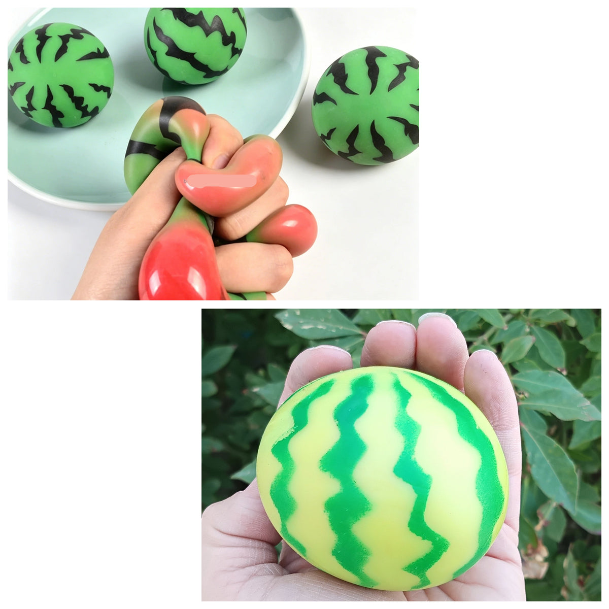 Watermelon squishy's: READY TO SHIP: Fun booth fillers: Colors are sent at random