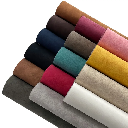 15pc faux leather- faux suede sheets.