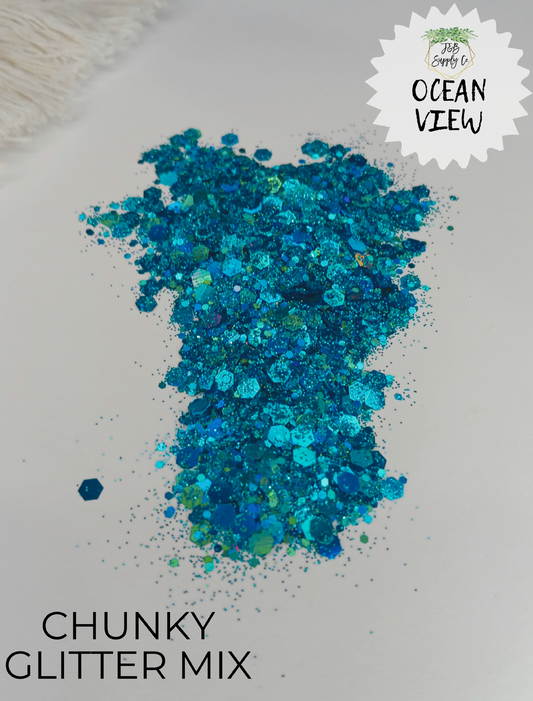 1.5oz Ocean View Chunky Glitter
