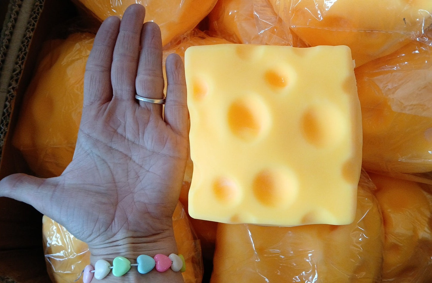 GIANT Cheese squishy's : RTS Fun booth fillers