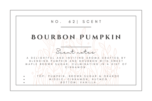 #62- Bourbon Pumpkin Pre-scented beads