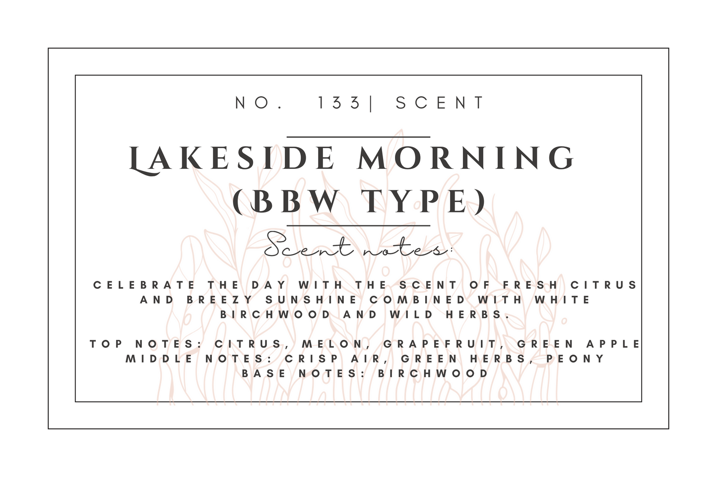 #133 Lakeside Morning premium scented beads