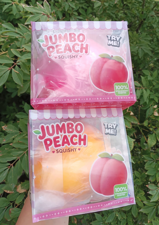 GIANT Peach squishy's : READY TO SHIP: Fun booth fillers